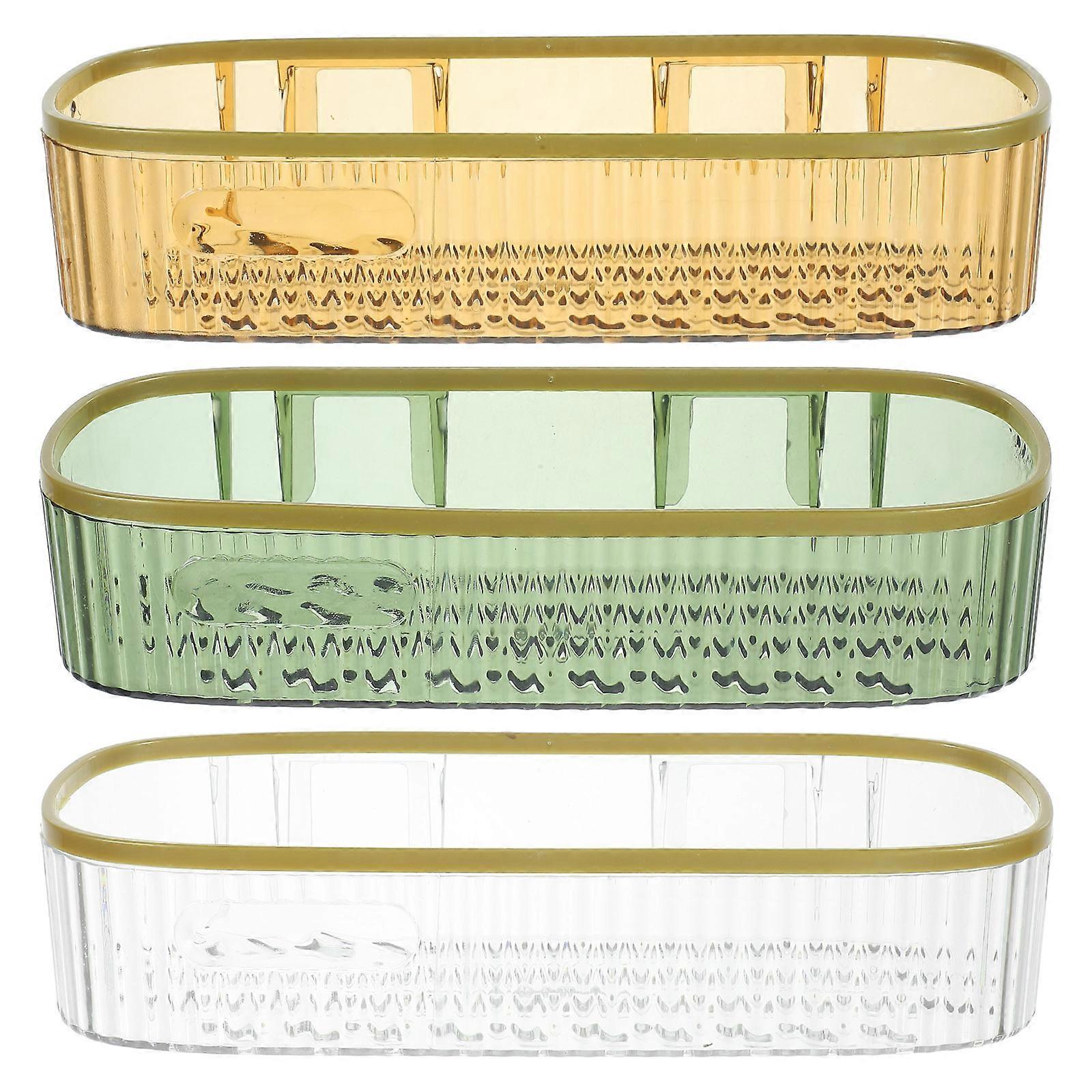 Wall Mounted Bathroom Storage Shelf Holders for Shower 3Pcs Set