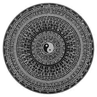 Het decoratieve Chinese Kompas van Feng Shui voor Huisdecor en Tempelgebruik Klein Metaalkompas met Bagua-Ontwerp voor Feng Shui-Beoefenaars