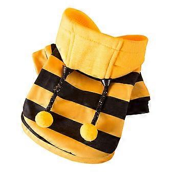 Entzückende Hundekleidung Zweibeinige Kleidung Winter Hund Katze Kapuzenpullover