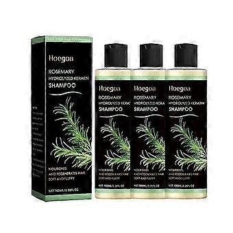 1-5x Shampoo per la crescita dei capelli al rosmarino biologico Tgideas: ispessimento e rinforzo naturali con cheratina idrolizzata per capelli sottili NaixDC