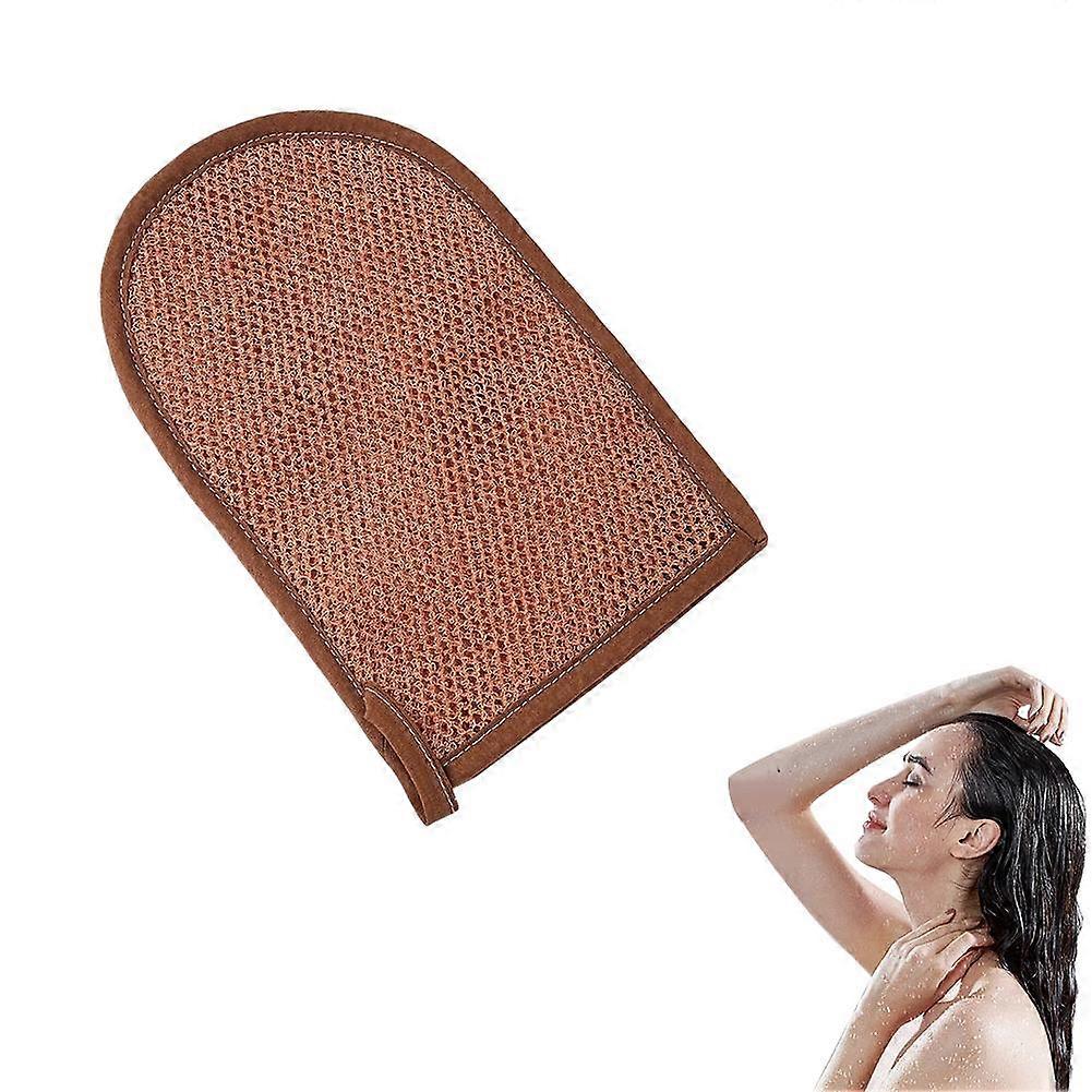 Exfoliating bath gloves, nylon mesh scrubbing towel, back scrubbing gloves