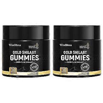 Nutrition Gels & Chews Gold Shilajit Gummies 30 Count for Men Women-tfd