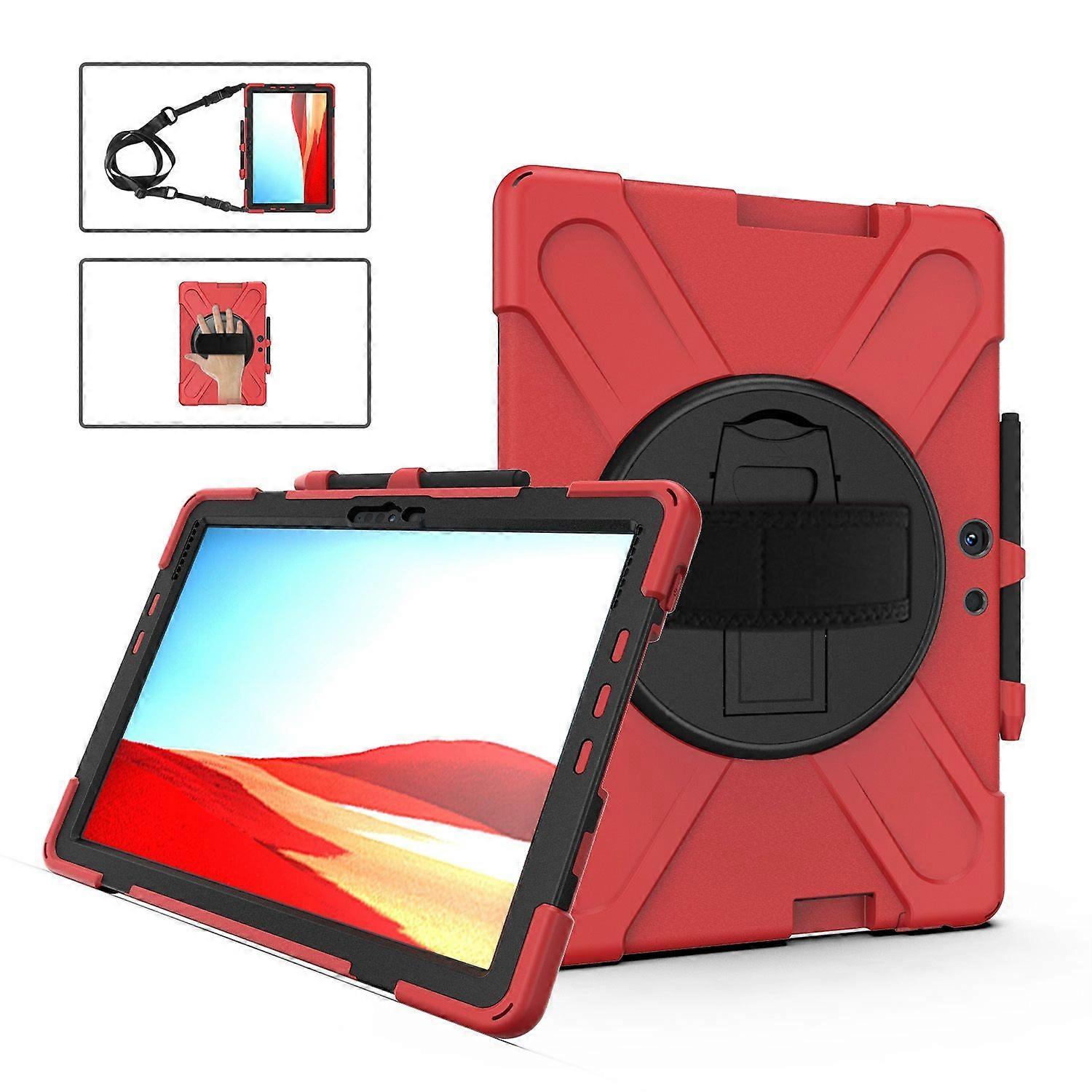 For Microsoft Surface Pro X Shockproof Silicone+PC Case