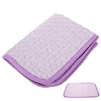 Violette Kühlmatte für Haustiere, kleine Haustiermatte zur Kühlung