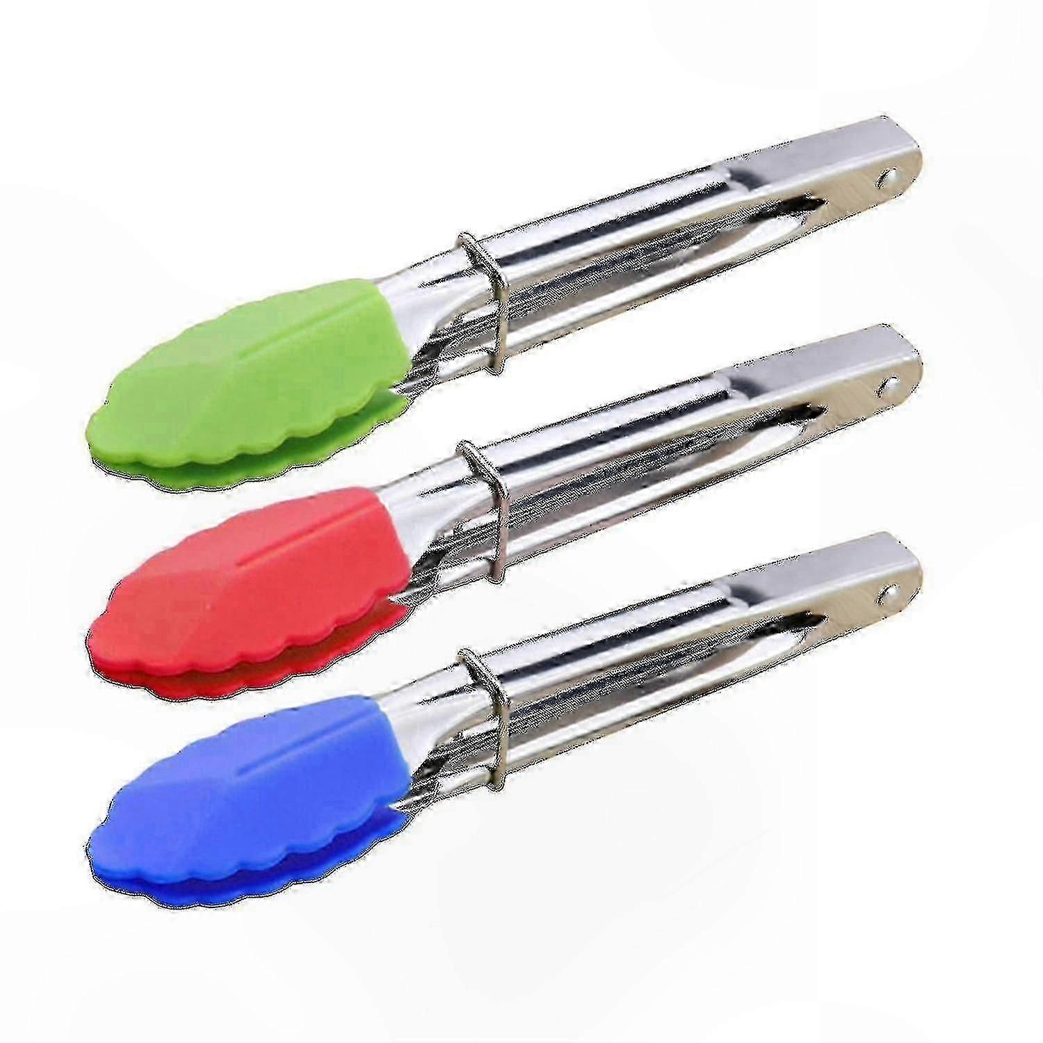 Small Tongs Featuring Silicone Ends WG