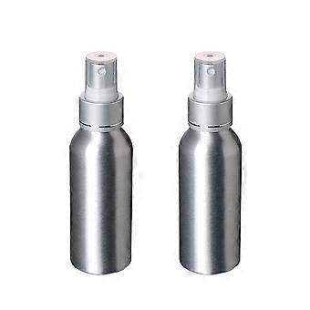 2pcs 120ML Portable Empty Spray Bottle Travel Refillable Perfume Atomizer Recipiente Containers (Nozzle for Random Color)