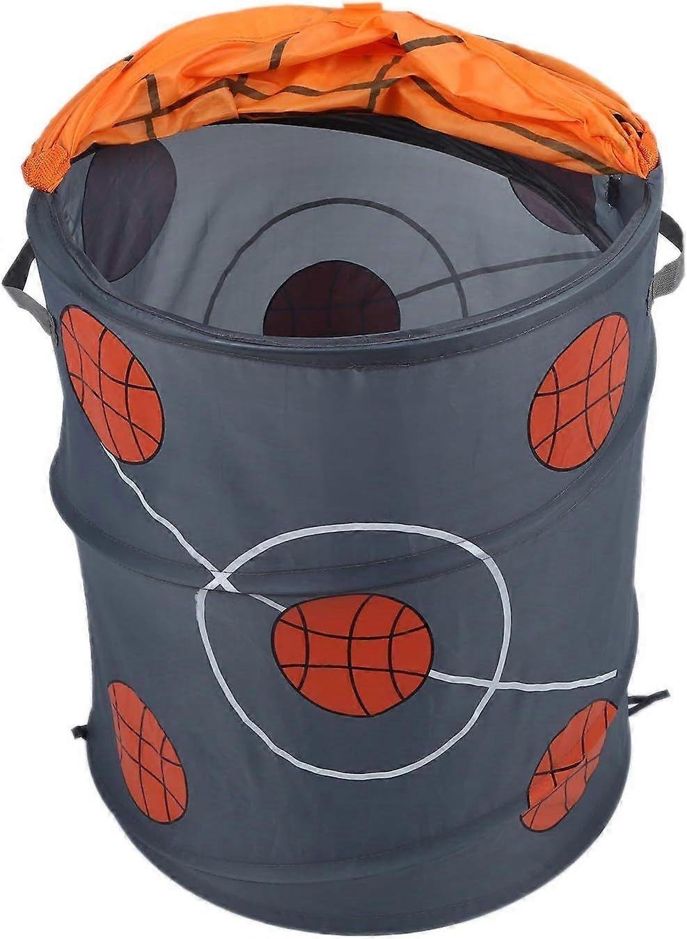 Vikbar tvättkorg i polyestertyg för basket