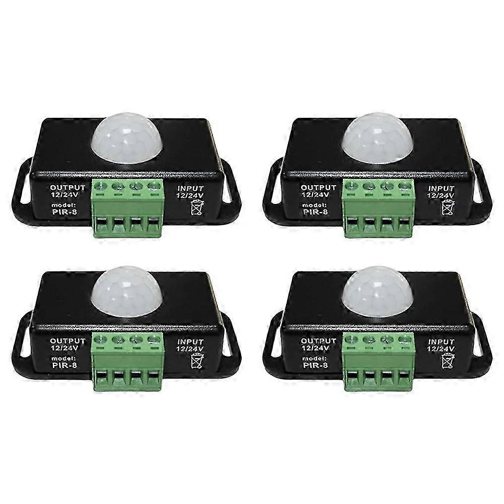 LED Motion Sensor 12V/24V DC, Motion Sensor Body Infrared Motion PIR Sensor Switch Automatic Wireless Light Bulbs Dimmer