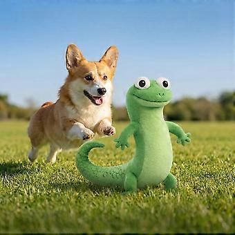 Plush Lizard Dog Toy, Bite-Resistant Teething Chewer for Small Medium Large Dogs, 1pc Interactive Puppy Toy Gift