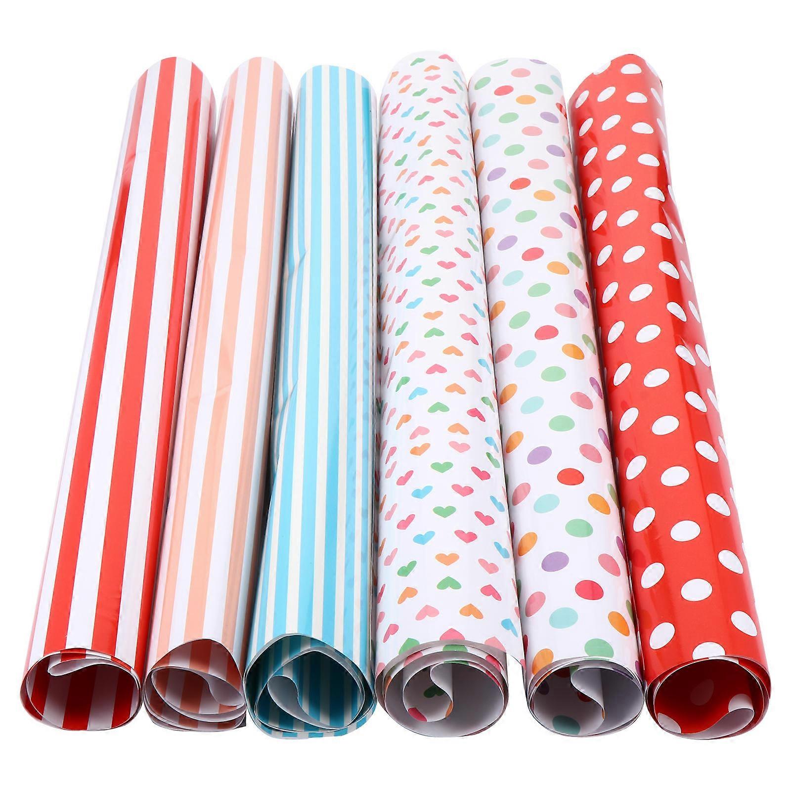 6pcs Creative Gift Wrapping Papers Present Wrapper Creative Gift  Wrapper