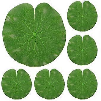 Pond Fake Lotus Leaves PU Simulation Lotus Leaves for Decoration 6Pcs