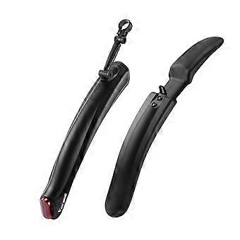 WEST BIKING Bicycle Fender Mountain Bike Fender Reflective Warning Front Rear Cycling Mudguard for 26-27.5 Inch MTB Road Bike