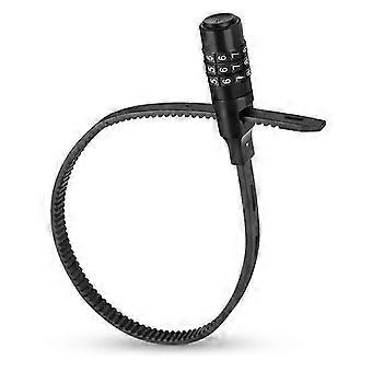Portable Bike Motorcycle Helmet Lock, Multifunctional Adjustable Strap Helmet Lock with 3-Digit Code Bicycle Lock for Bike Tricycle Scooter