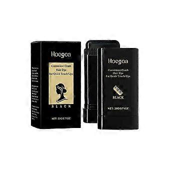 Tinte para cabello con peine seguro y práctico, con aplicador de peine, resistente al agua y al sudor, para cubrir canas, tinte instantáneo 2 en 1.