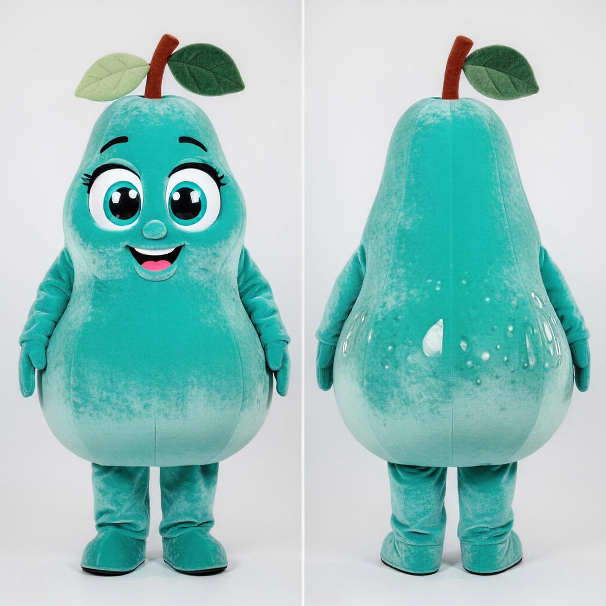 MASTICOT Turquoise Plump Pear Mascot