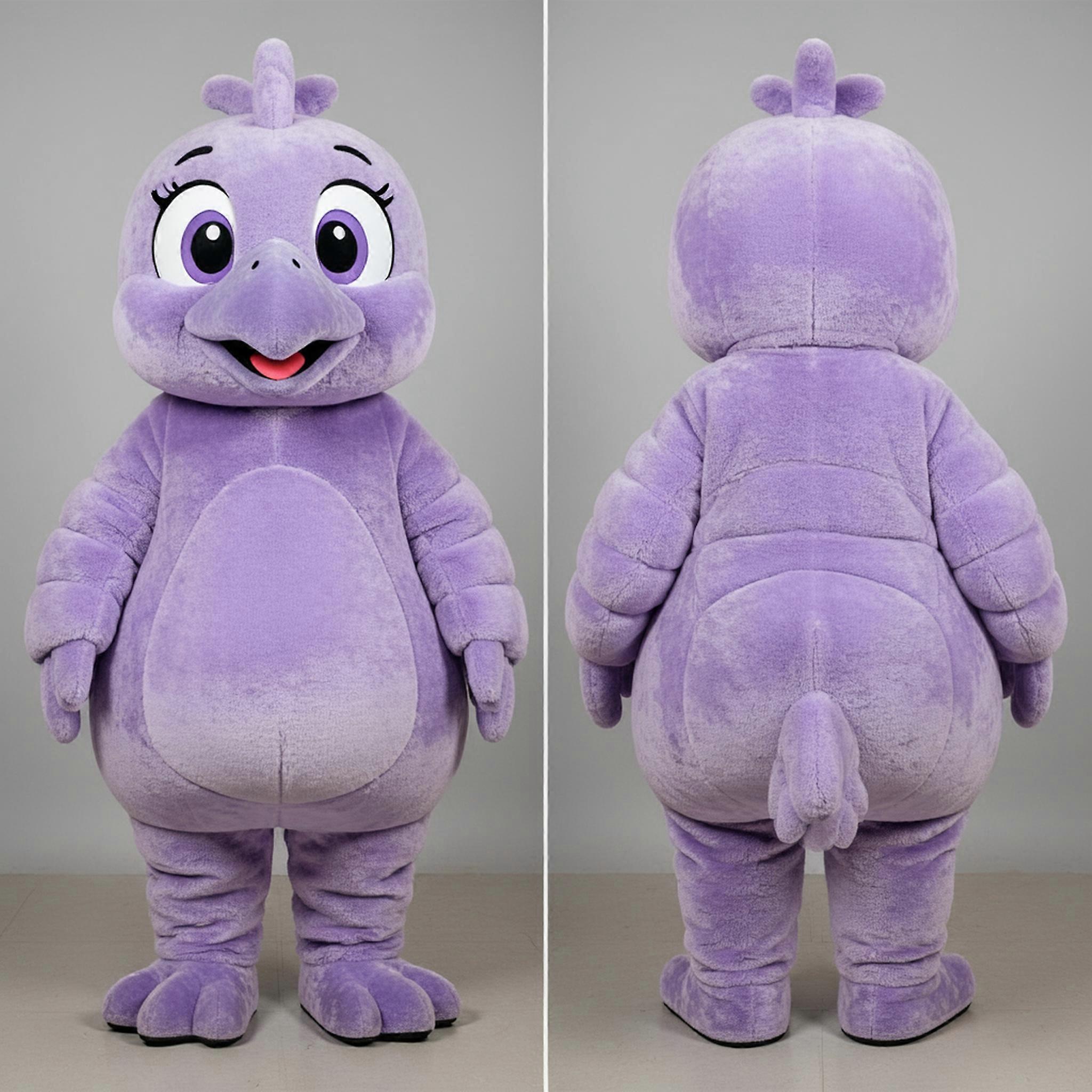 MASTICOT Lavender Velvety Dodo Bird Mascot
