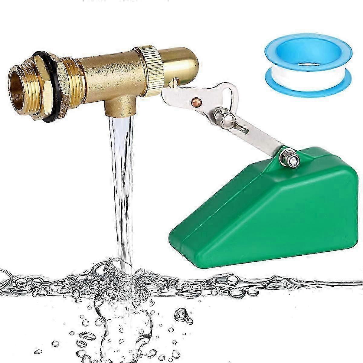 3/4Inch Float Valve,Brass Water Float Valve for Water Tank