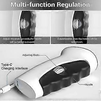 Digital Grip Strength Trainer, Hand Grip Exerciser, Hand Dynamometer with High-Precision Sensor, Adjustable Resistance, 8 User Files, Counts Up to 199