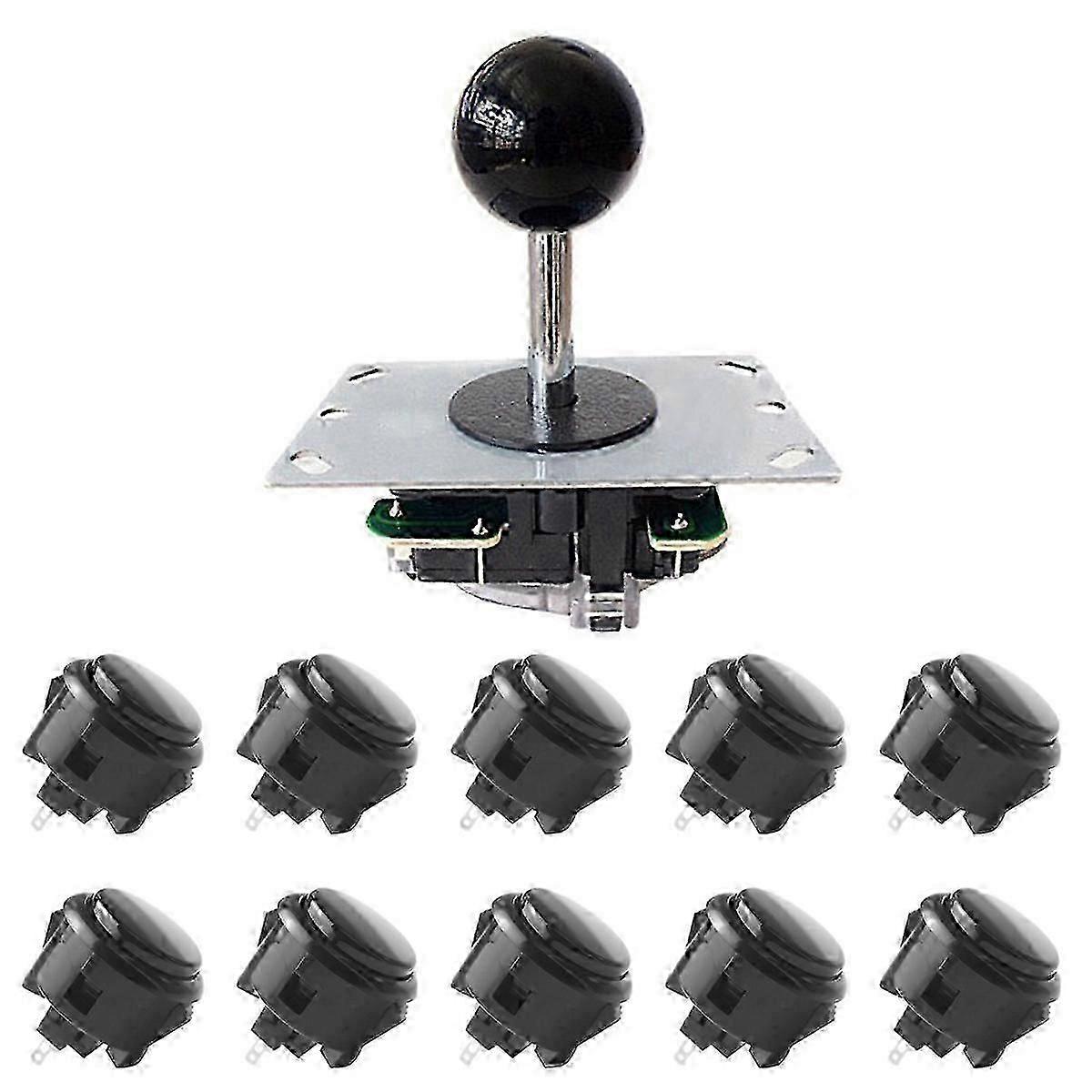 30 card push button switch Support compatible with PC PS3 RPi compatible with Android Hitbox