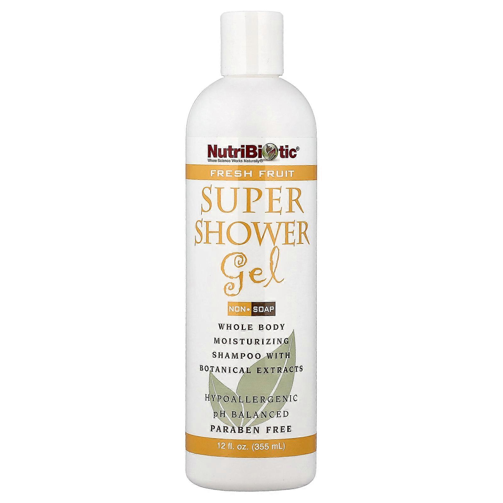 NutriBiotic, Super Shower Gel, Non-Soap