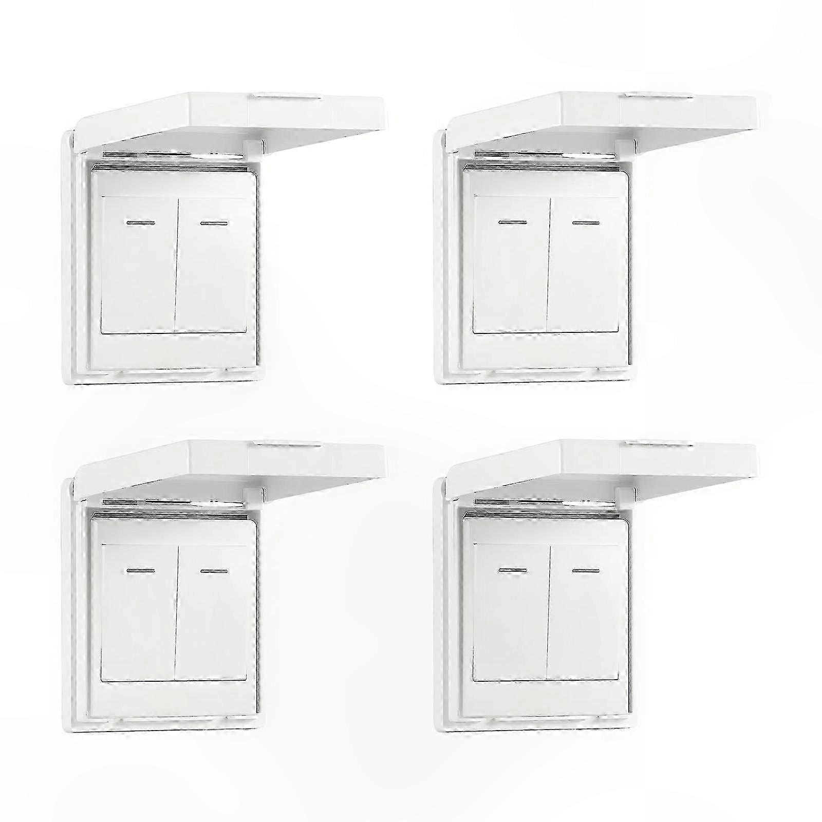 Waterproof Socket Covers with Low Profile Design compatible with Wet Areas Durable Moisture Proof Shielding Power Protector Solution