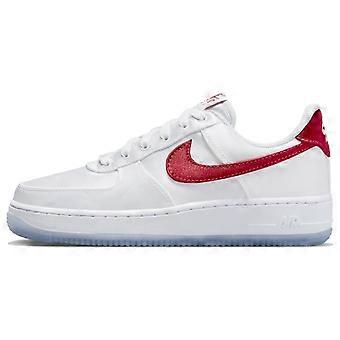 Nike Air Force 1 Low '07 Satin White Varsity Red Women's DX6541-100