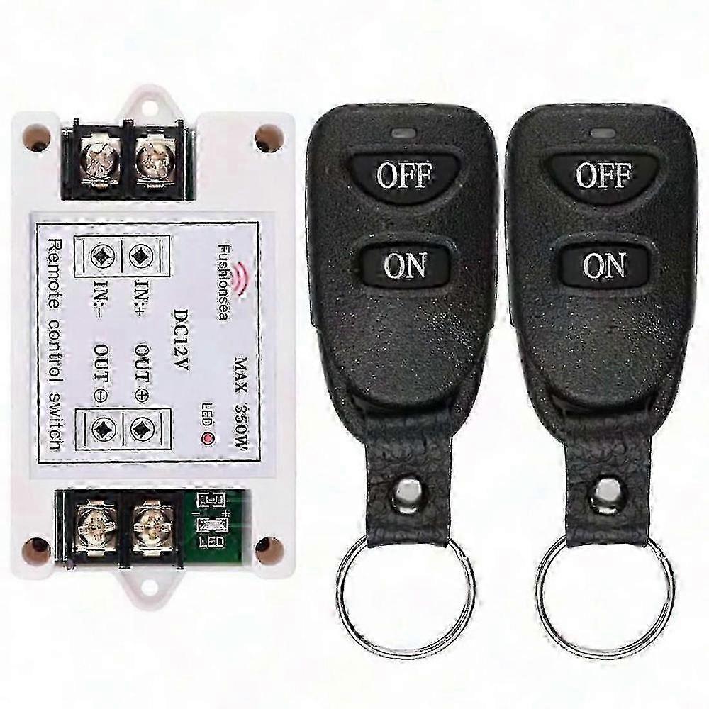DC 12V 40A Wireless Remote Control Switch, Compatible with Water Pump Controller and More