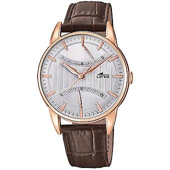 Lotus 18430/1 Watch for Analog Quartz Men with Cowhide Bracelet 18430/1