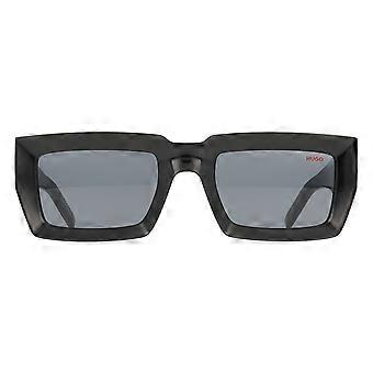 HUGO HG 1310/S 807/IR Full Rim Black Men Rectangle Sunglasses UV3 Original