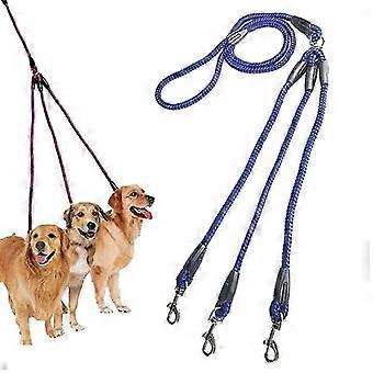 140cm 3-in-1 Multi-Head Dog Walking Leash Rope