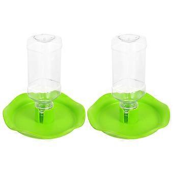 Reptile Feeding Supplies Lotus Leaf Water Basin for Pet Drinking 2Sets
