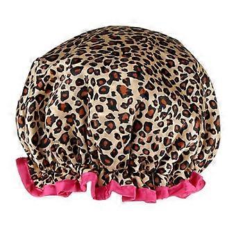 2x Women Waterproof Bath/Shower/Spa Beautiful Hair Cover with Elastic