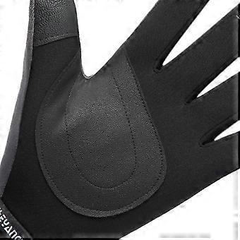 Black Windproof Riding Gloves for Cycling Use 1Pair with Touchscreen