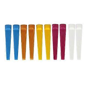 10-Pack PE Plastic Golf Wedge Tees 2-3/4 Inch Durable Lightweight for Golf Practice Training