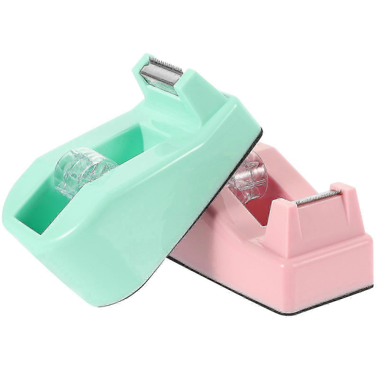 Assorted Colour Tape Dispenser with Cutter
