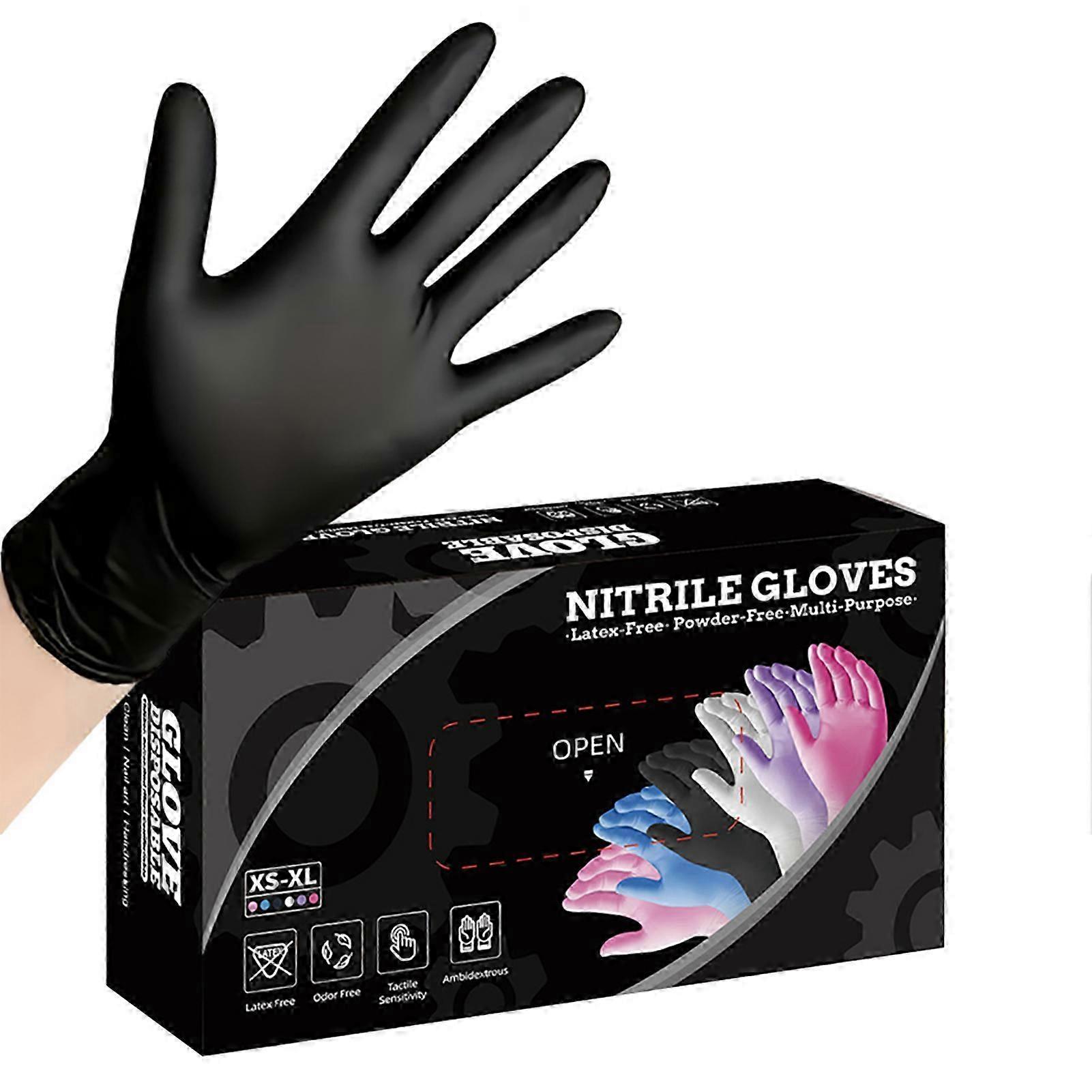 30PCS Extra Strong Nitrile Gloves