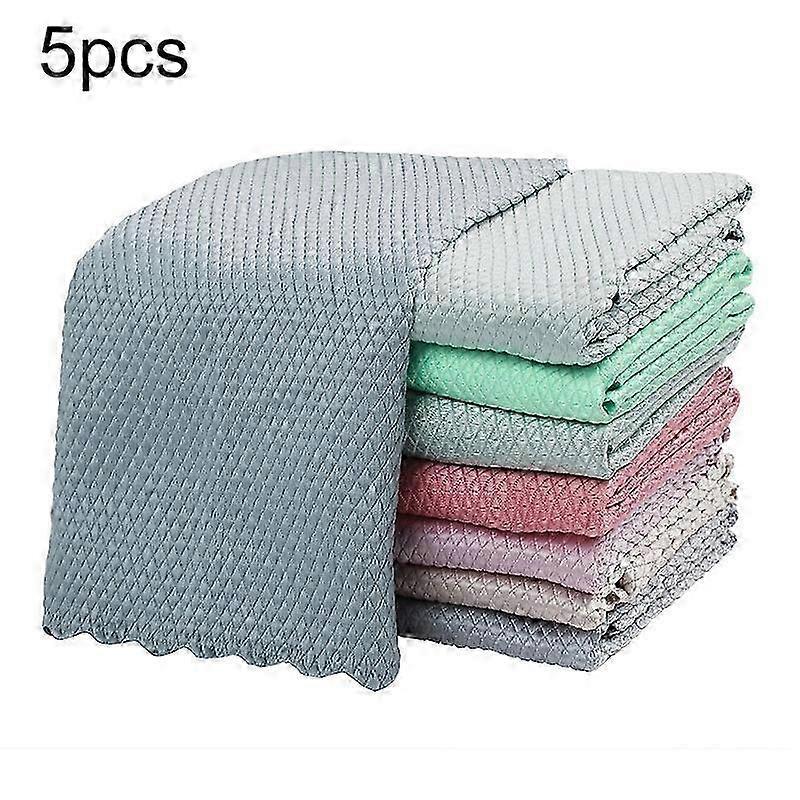 Quick-Dry Superfine Fish Scale Cleaning Towels