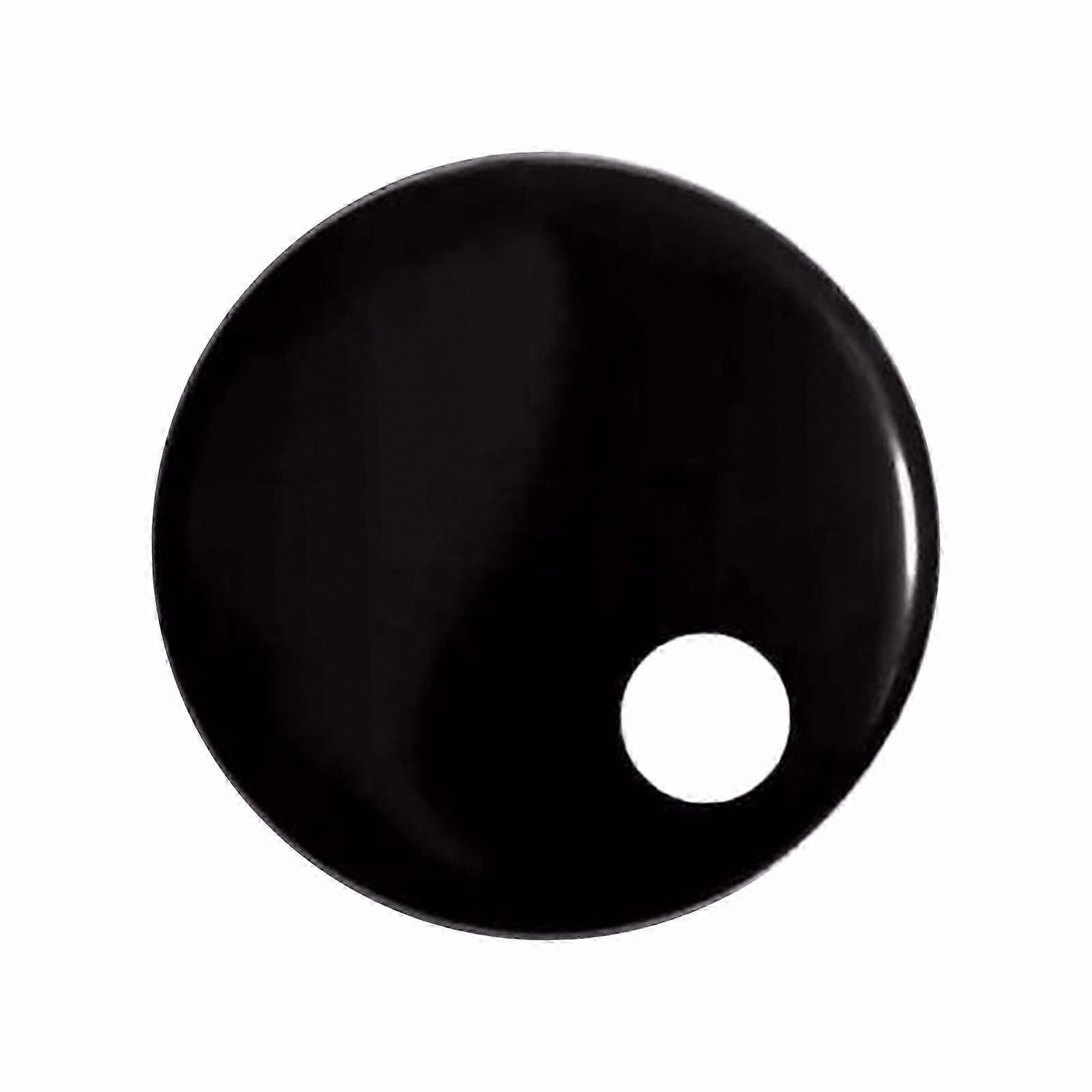Black Bass Drum Resonant Head