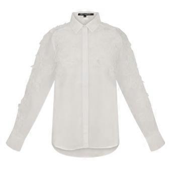 French Connection Womens/Ladies Floral 3D Long-Sleeved Shirt