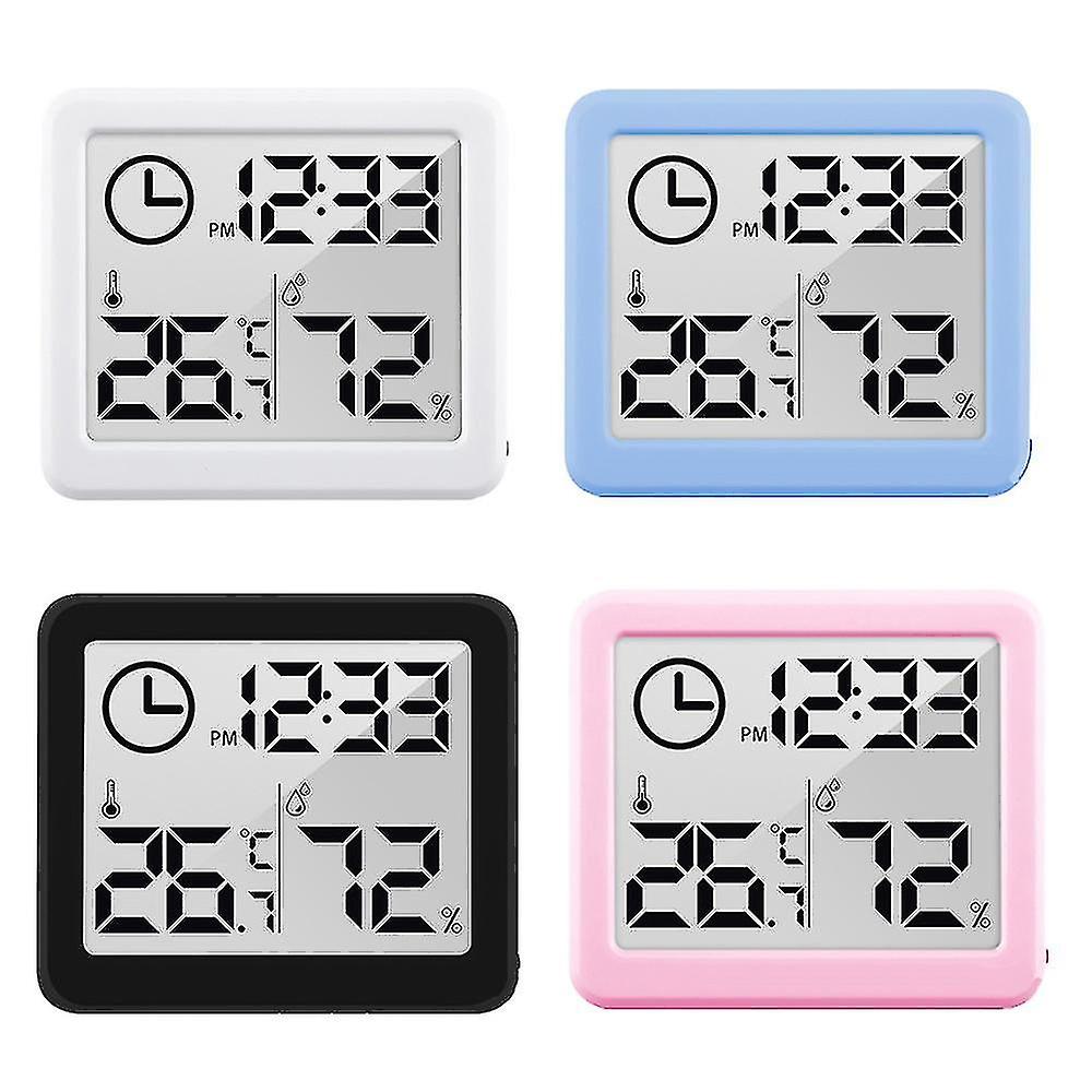 Thermometer Hygrometer Automatic Electronic Temperature Humidity Monitor Clock