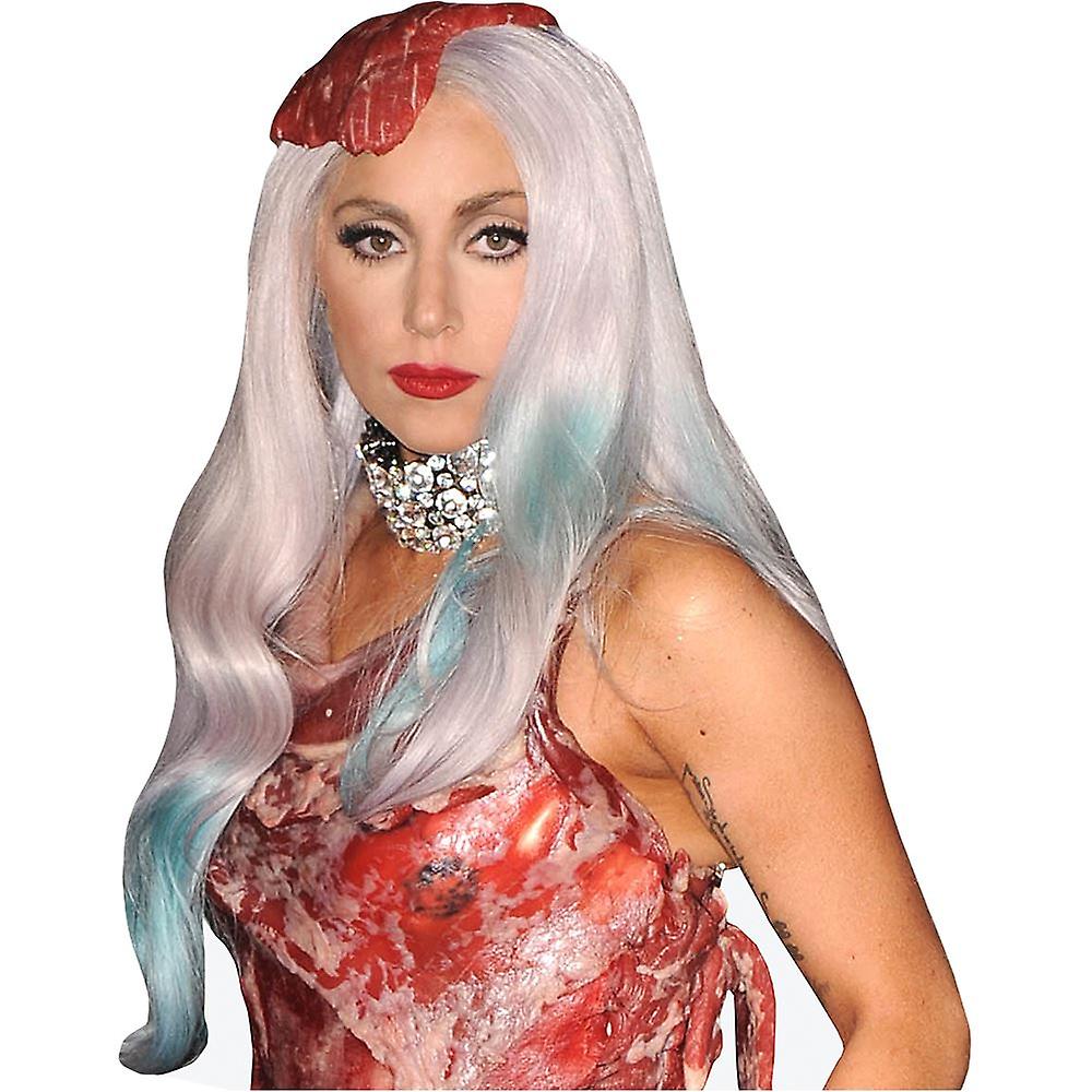 Stefani Germanotta (köttdräkt) Halvkroppskompis utskärning