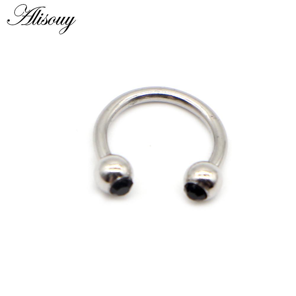 Alisouy 1db piercing orrgyűrűk csapok 16g orr piercing septum nők daith fül pircing test ékszerek patkó tragus szemöldök ajak