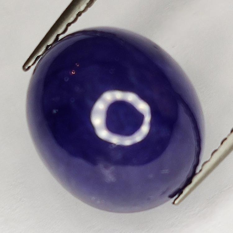 8.92 克拉蓝色蓝宝石凸圆形 11.0x9.5 毫米 awo84