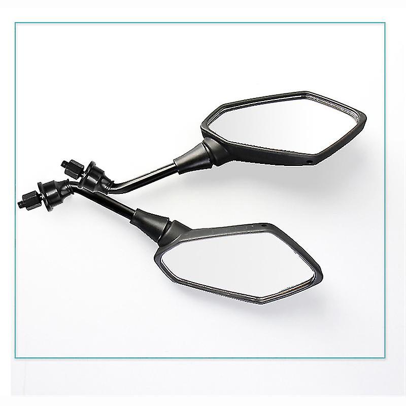 2pcs/p άποψη κύκλων 8/10mm βίδα γυαλί σαφή άποψη Moto Bar αρουραίος S Fash