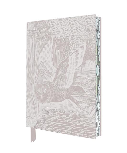 Angela Harding Marsh Owl Artisan Art Notebook Flame Tree Journals Paperback Book