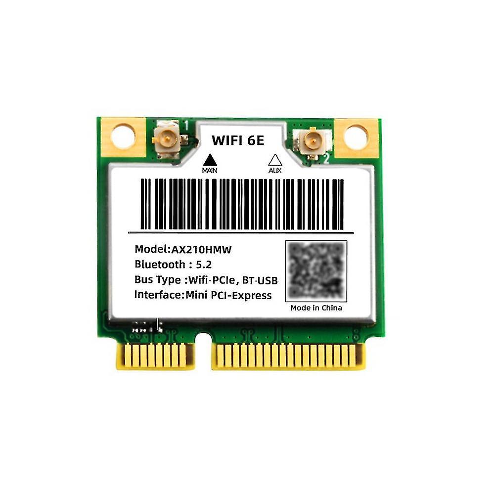 Wifi 6e Ax210hmw Mini Pcie Wifi 6 Wifi Card Compatible with Ax210 5374mbps Bluetooth5.2 802.11ax 2.4