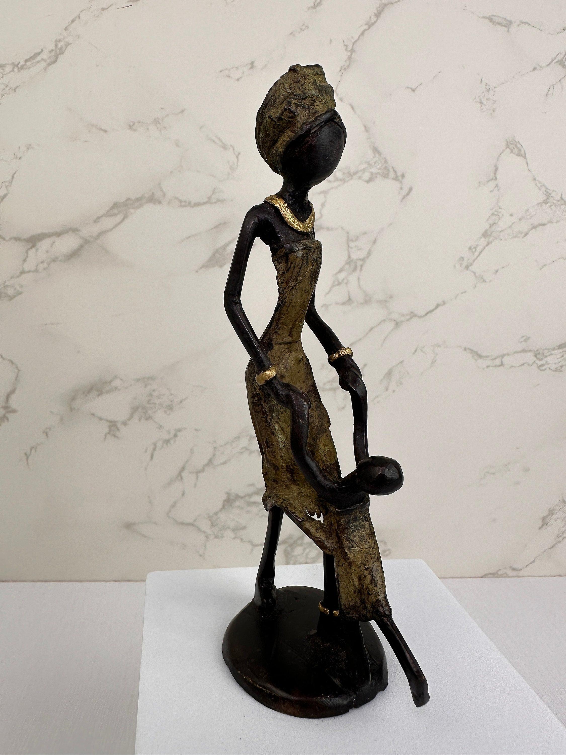 Elizabeth Tall Standing With Child Sculptures & Statues