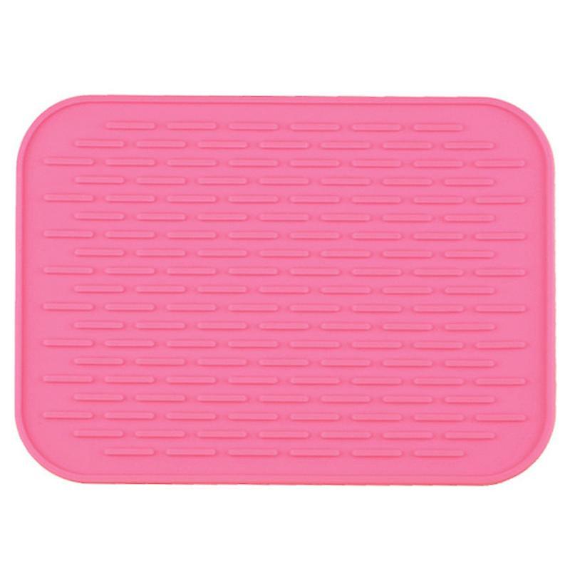 Table Mat Bright Color Heat Insulation Silicone Square Non-slip Pot Holder Pad Kitchen Supplies