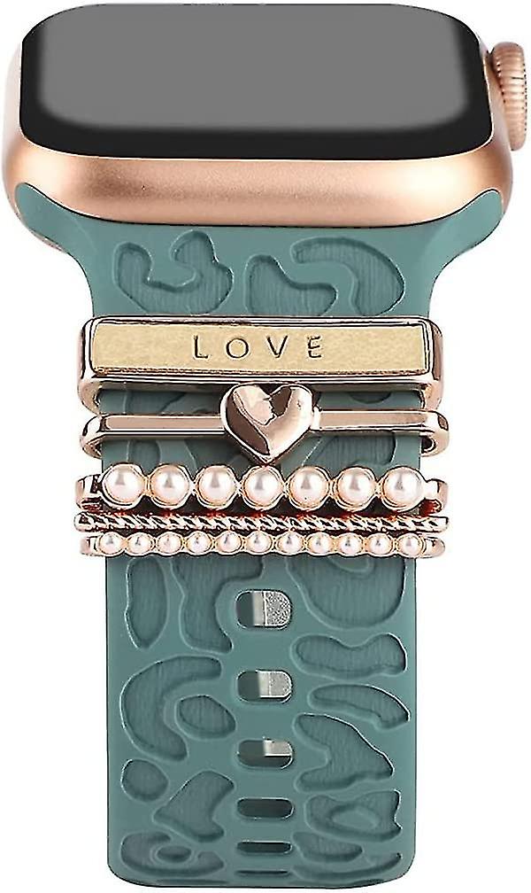 5pccs Watch Bracelet In Metal, Watch Bracelet Extensible Loop Retrained Repair,spare Loop
