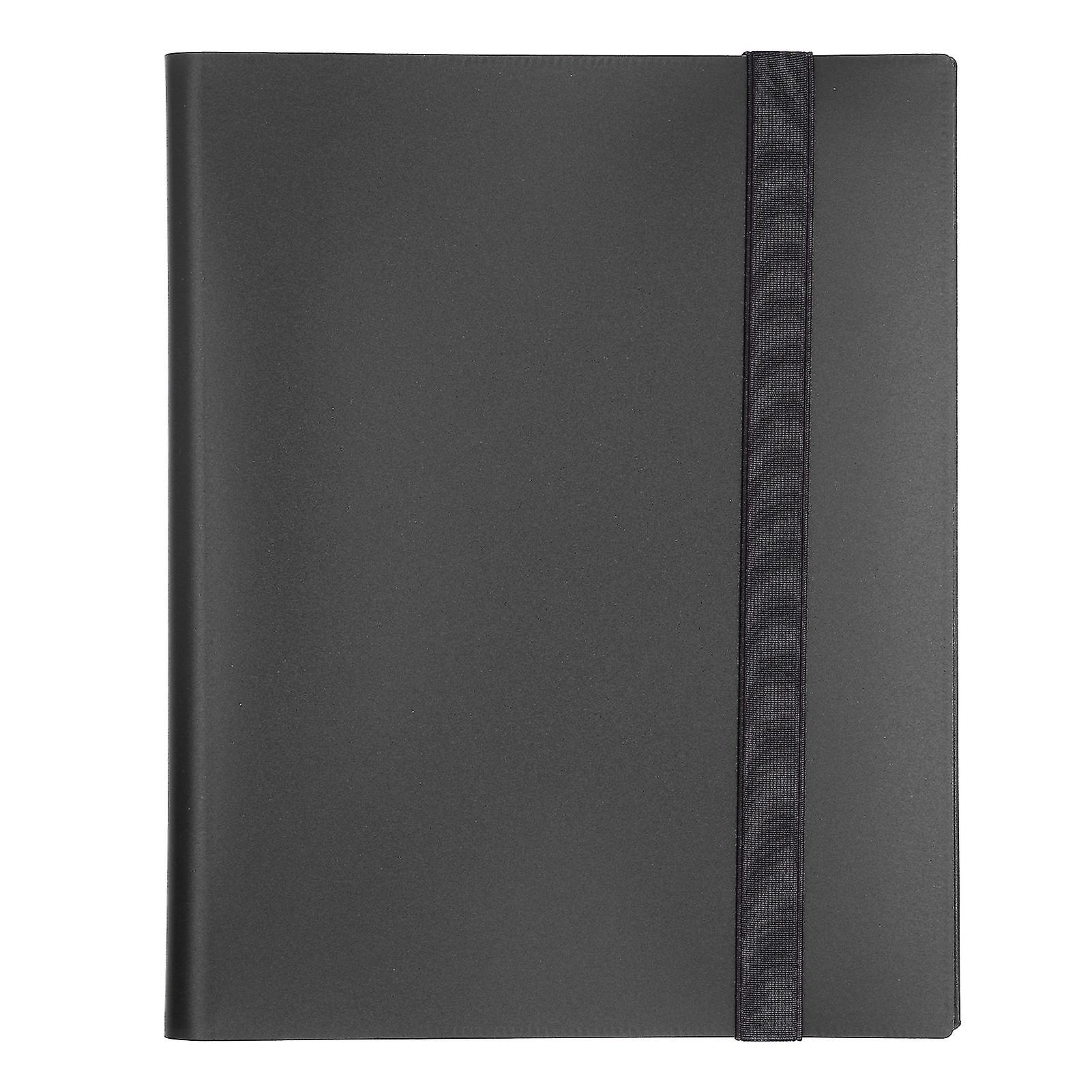 Black 20-Page Binder with 9 Pockets for Game Card Storage